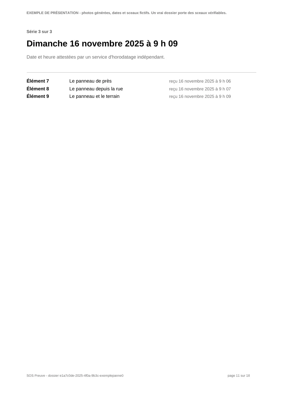 Page 11 sur 18 du dossier d'exemple