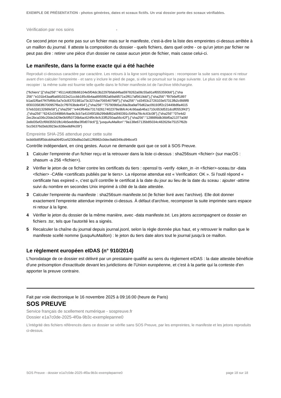 Page 18 sur 18 du dossier d'exemple