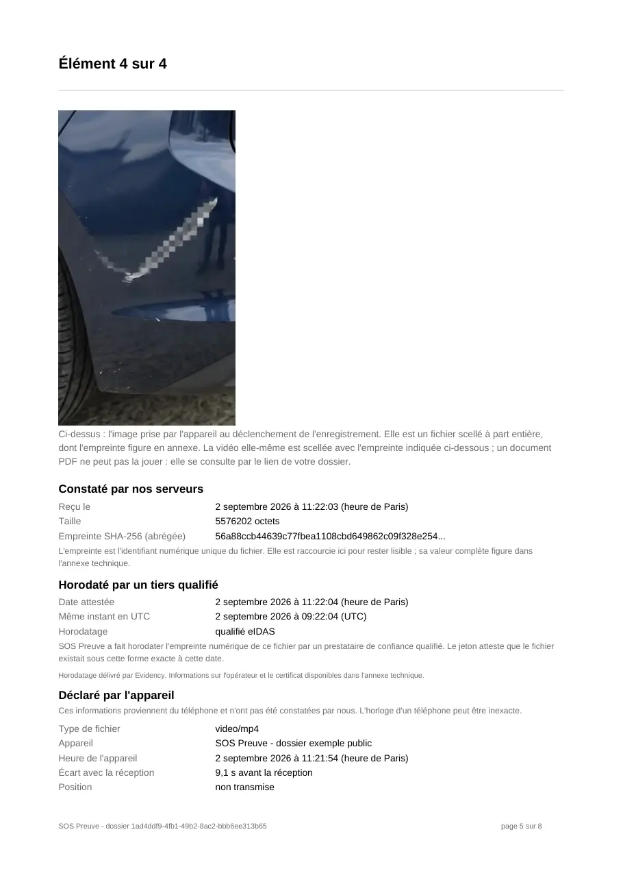Page 5 sur 8 du dossier d'exemple